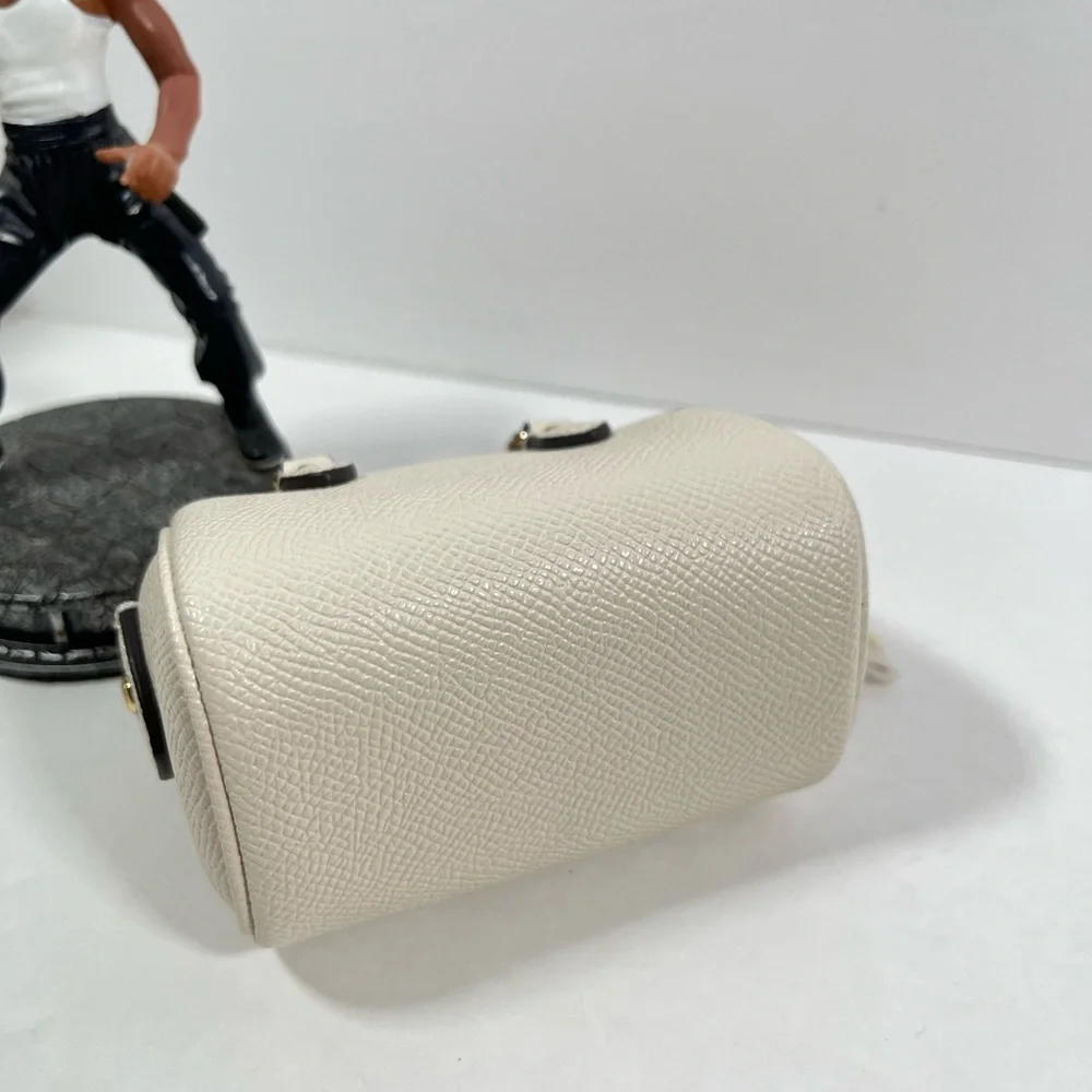 Coach Mini Rowan Bag Charm Chalk CU279 NWT - Picture 4 of 7